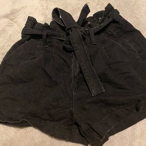 AE Paperbag Denim Mom Shorts